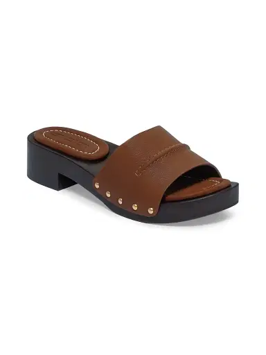 Bernardo 1946 Women's Blyde Low Heel Clog Sandals - Saddle | Thumbnail 2 Bernardo 1946 Women's Blyde Low Heel Clog Sandals - Saddle | Thumbnail 2