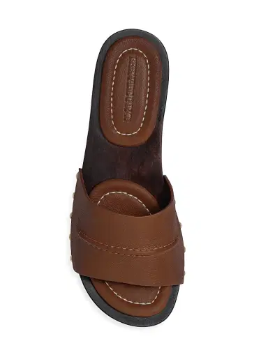 Bernardo 1946 Women's Blyde Low Heel Clog Sandals - Saddle | Thumbnail 3 Bernardo 1946 Women's Blyde Low Heel Clog Sandals - Saddle | Thumbnail 3