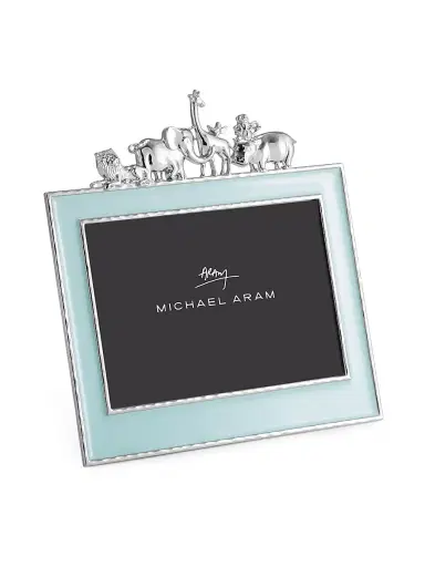 Michael Aram Animal 5X7 Frame Blue Enamel - Blue | Thumbnail 3 Michael Aram Animal 5X7 Frame Blue Enamel - Blue | Thumbnail 3