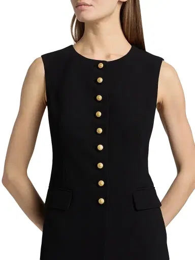 Kobi Halperin Women's Kim Longline Tailored Vest - Black - Size XXL | Thumbnail 6 Kobi Halperin Women's Kim Longline Tailored Vest - Black - Size XXL | Thumbnail 6