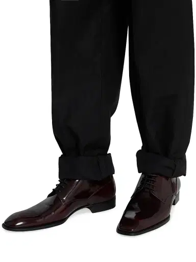 Saint Laurent Men's Stanton Derbies in Glazed Leather - Vintage Brown - Size 12 | Thumbnail 4 Saint Laurent Men's Stanton Derbies in Glazed Leather - Vintage Brown - Size 12 | Thumbnail 4