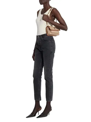 Saint Laurent Women's Niki Mini Shoulder Bag in Canvas and Leather - Desert Dust Brick | Thumbnail 2 Saint Laurent Women's Niki Mini Shoulder Bag in Canvas and Leather - Desert Dust Brick | Thumbnail 2