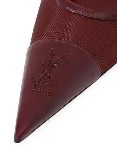 Saint Laurent Women's Renée Slingback Pumps in Mesh | Thumbnail 4 Saint Laurent Women's Renée Slingback Pumps in Mesh | Thumbnail 4
