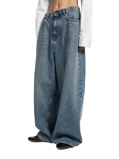 Balenciaga Women's Low Crotch Baggy Jeans | Thumbnail 2 Balenciaga Women's Low Crotch Baggy Jeans | Thumbnail 2