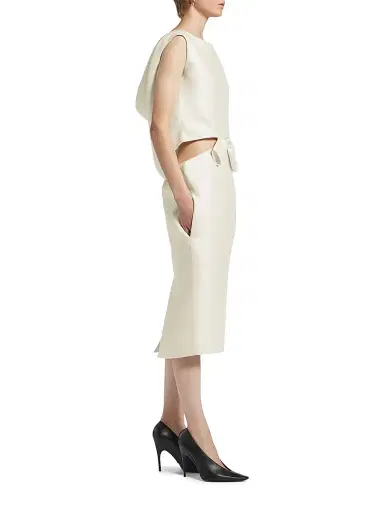 Balenciaga Women's Draped Back Bow Dress - | Thumbnail 4 Balenciaga Women's Draped Back Bow Dress - | Thumbnail 4