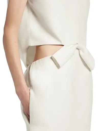 Balenciaga Women's Draped Back Bow Dress - | Thumbnail 6 Balenciaga Women's Draped Back Bow Dress - | Thumbnail 6