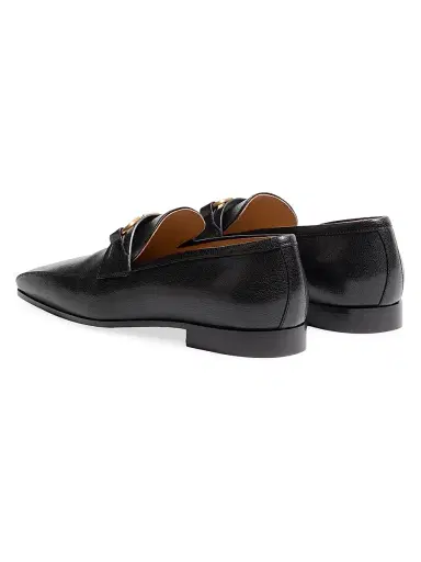Valentino Garavani Men's VLogo Signature Kidskin Moccasins - Black | Thumbnail 3 Valentino Garavani Men's VLogo Signature Kidskin Moccasins - Black | Thumbnail 3