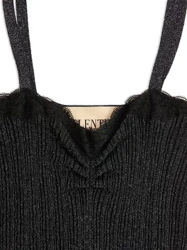 Valentino Garavani Women's Lurex Knit Top - Black - Size XS | Thumbnail 6 Valentino Garavani Women's Lurex Knit Top - Black - Size XS | Thumbnail 6