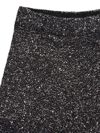 Valentino Garavani Women's Sequin Thread Knit Pants - Black Silver - Size XS | Thumbnail 5 Valentino Garavani Women's Sequin Thread Knit Pants - Black Silver - Size XS | Thumbnail 5