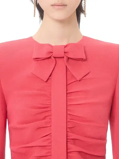 Valentino Garavani Women's Crispy Light Wool Jacket - Coral | Thumbnail 5 Valentino Garavani Women's Crispy Light Wool Jacket - Coral | Thumbnail 5