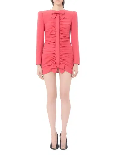 Valentino Garavani Women's Crispy Light Wool Jacket - Coral | Thumbnail 7 Valentino Garavani Women's Crispy Light Wool Jacket - Coral | Thumbnail 7