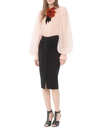 Valentino Garavani Women's Suede Skirt | Thumbnail 6 Valentino Garavani Women's Suede Skirt | Thumbnail 6