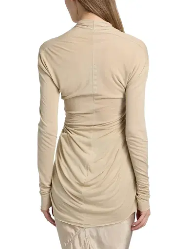 Rick Owens Women's Radiance Ruched Long-Sleeve Top | Thumbnail 5 Rick Owens Women's Radiance Ruched Long-Sleeve Top | Thumbnail 5