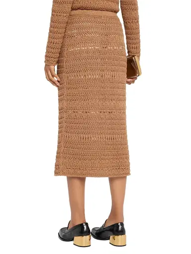 Fabiana Filippi Women's Sequined Cotton-Linen Pencil Skirt - Vimini | Thumbnail 4 Fabiana Filippi Women's Sequined Cotton-Linen Pencil Skirt - Vimini | Thumbnail 4