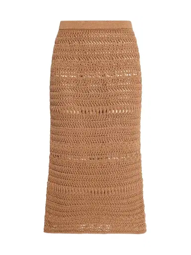 Fabiana Filippi Women's Sequined Cotton-Linen Pencil Skirt - Vimini | Thumbnail 1 Fabiana Filippi Women's Sequined Cotton-Linen Pencil Skirt - Vimini | Thumbnail 1