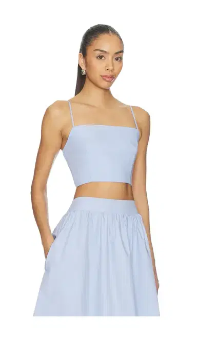 susana monaco Poplin Smocking Back String Top | Thumbnail 2 susana monaco Poplin Smocking Back String Top | Thumbnail 2