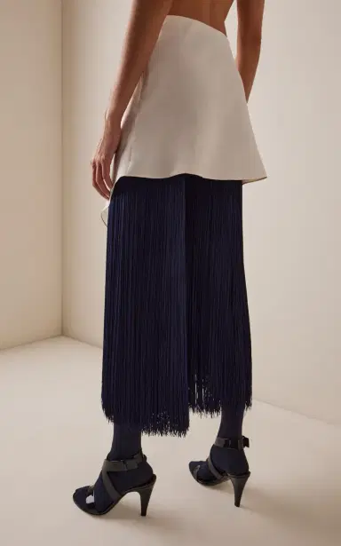 Alaïa Poplin Pointed Skirt | Thumbnail 4 Alaïa Poplin Pointed Skirt | Thumbnail 4