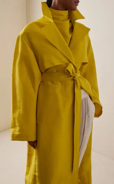 Alaïa Poplin Trench Coat | Thumbnail 3 Alaïa Poplin Trench Coat | Thumbnail 3