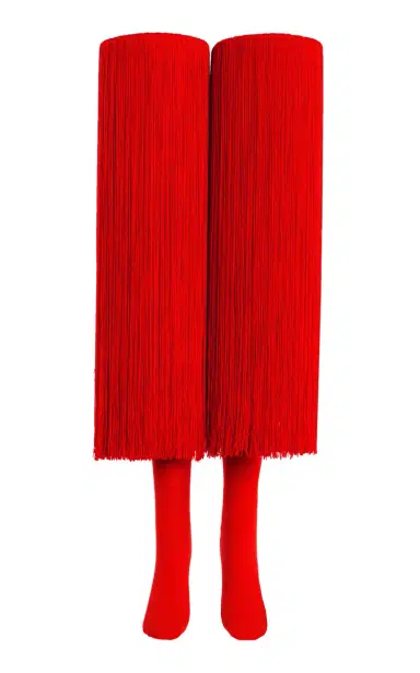 Alaïa Fringed High Socks | Thumbnail 5 Alaïa Fringed High Socks | Thumbnail 5