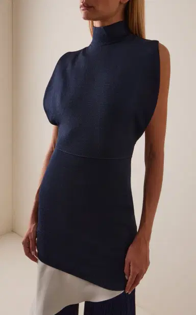 Alaïa Knit Cinched Mini Dress | Thumbnail 2 Alaïa Knit Cinched Mini Dress | Thumbnail 2