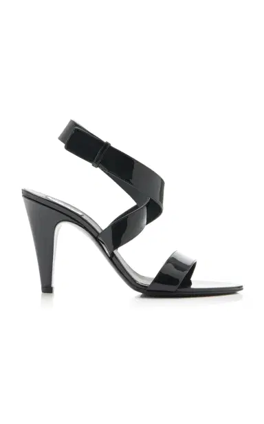 Alaïa Cone Patent Leather Sandals | Thumbnail 1 Alaïa Cone Patent Leather Sandals | Thumbnail 1