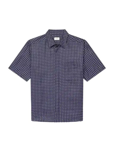 Saint Laurent Printed Silk-Voile Shirt - Men | Thumbnail 1 Saint Laurent Printed Silk-Voile Shirt - Men | Thumbnail 1
