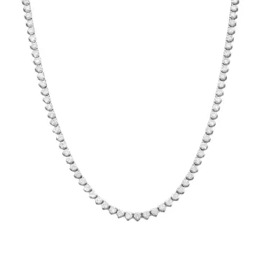Ina Mar Ina Mar 14K White Gold 10.00 ctw Round Diamond Martini Tennis Necklace N1154E-FW-1000F - by The Solist | Thumbnail 1 Ina Mar Ina Mar 14K White Gold 10.00 ctw Round Diamond Martini Tennis Necklace N1154E-FW-1000F - by The Solist | Thumbnail 1