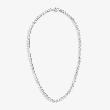 Ina Mar Ina Mar 14K White Gold 20 ctw Round Diamond Martini Tennis Necklace N1154G-FW-2000F - by The Solist | Thumbnail 3 Ina Mar Ina Mar 14K White Gold 20 ctw Round Diamond Martini Tennis Necklace N1154G-FW-2000F - by The Solist | Thumbnail 3
