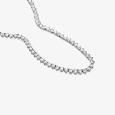 Ina Mar Ina Mar 14K White Gold 20 ctw Round Diamond Martini Tennis Necklace N1154G-FW-2000F - by The Solist | Thumbnail 4 Ina Mar Ina Mar 14K White Gold 20 ctw Round Diamond Martini Tennis Necklace N1154G-FW-2000F - by The Solist | Thumbnail 4