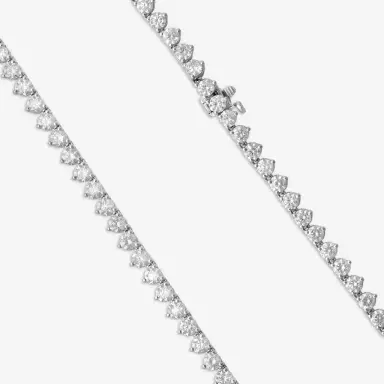 Ina Mar Ina Mar 14K White Gold 20 ctw Round Diamond Martini Tennis Necklace N1154G-FW-2000F - by The Solist | Thumbnail 5 Ina Mar Ina Mar 14K White Gold 20 ctw Round Diamond Martini Tennis Necklace N1154G-FW-2000F - by The Solist | Thumbnail 5