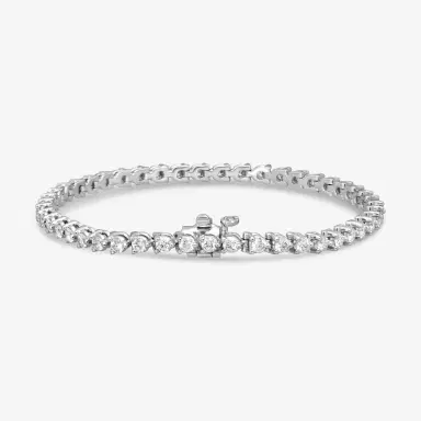 Ina Mar Ina Mar 14K White Gold 3.00 ctw Round Diamond Martini Tennis Bracelet by The Solist | Thumbnail 2 Ina Mar Ina Mar 14K White Gold 3.00 ctw Round Diamond Martini Tennis Bracelet by The Solist | Thumbnail 2