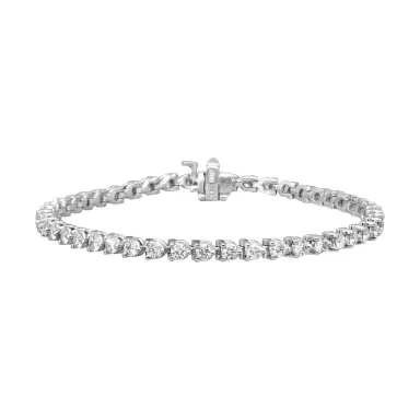 Ina Mar Ina Mar 14K White Gold 3.00 ctw Round Diamond Martini Tennis Bracelet by The Solist | Thumbnail 1 Ina Mar Ina Mar 14K White Gold 3.00 ctw Round Diamond Martini Tennis Bracelet by The Solist | Thumbnail 1