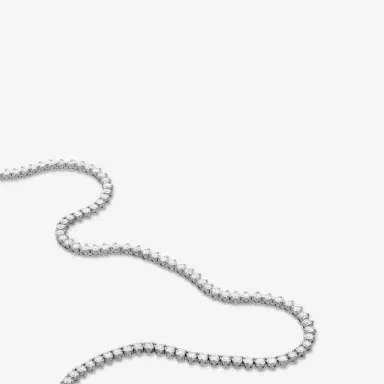 Ina Mar Ina Mar 14K White Gold 8.00 ctw Round Diamond Martini Tennis Necklace N1154D-FW-800F - by The Solist | Thumbnail 3 Ina Mar Ina Mar 14K White Gold 8.00 ctw Round Diamond Martini Tennis Necklace N1154D-FW-800F - by The Solist | Thumbnail 3