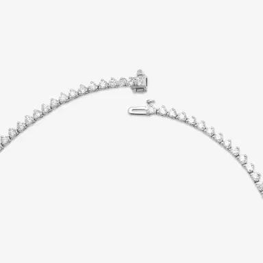 Ina Mar Ina Mar 14K White Gold 8.00 ctw Round Diamond Martini Tennis Necklace N1154D-FW-800F - by The Solist | Thumbnail 5 Ina Mar Ina Mar 14K White Gold 8.00 ctw Round Diamond Martini Tennis Necklace N1154D-FW-800F - by The Solist | Thumbnail 5