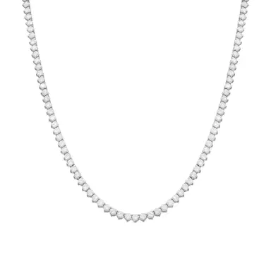 Ina Mar Ina Mar 14K White Gold 8.00 ctw Round Diamond Martini Tennis Necklace N1154D-FW-800F - by The Solist | Thumbnail 1 Ina Mar Ina Mar 14K White Gold 8.00 ctw Round Diamond Martini Tennis Necklace N1154D-FW-800F - by The Solist | Thumbnail 1