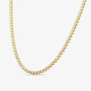 Ina Mar Ina Mar 14K Yellow Gold 4.00 ctw Round Diamond Martini Tennis Necklace N1154B-FY-400F - by The Solist | Thumbnail 2 Ina Mar Ina Mar 14K Yellow Gold 4.00 ctw Round Diamond Martini Tennis Necklace N1154B-FY-400F - by The Solist | Thumbnail 2