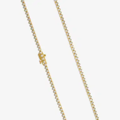 Ina Mar Ina Mar 14K Yellow Gold 4.00 ctw Round Diamond Martini Tennis Necklace N1154B-FY-400F - by The Solist | Thumbnail 4 Ina Mar Ina Mar 14K Yellow Gold 4.00 ctw Round Diamond Martini Tennis Necklace N1154B-FY-400F - by The Solist | Thumbnail 4