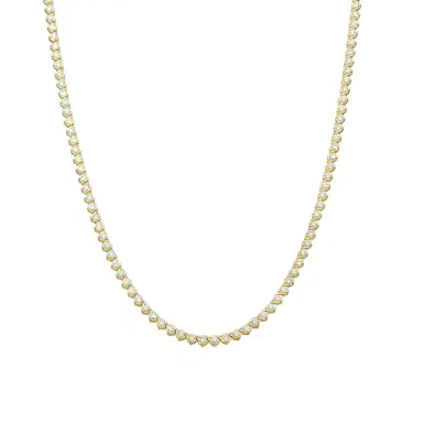Ina Mar Ina Mar 14K Yellow Gold 4.00 ctw Round Diamond Martini Tennis Necklace N1154B-FY-400F - by The Solist | Thumbnail 1 Ina Mar Ina Mar 14K Yellow Gold 4.00 ctw Round Diamond Martini Tennis Necklace N1154B-FY-400F - by The Solist | Thumbnail 1