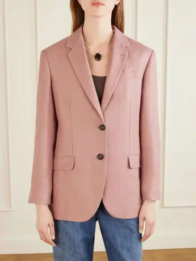 Brunello Cucinelli Single-breasted Linen-twill Blazer | Thumbnail 3 Brunello Cucinelli Single-breasted Linen-twill Blazer | Thumbnail 3