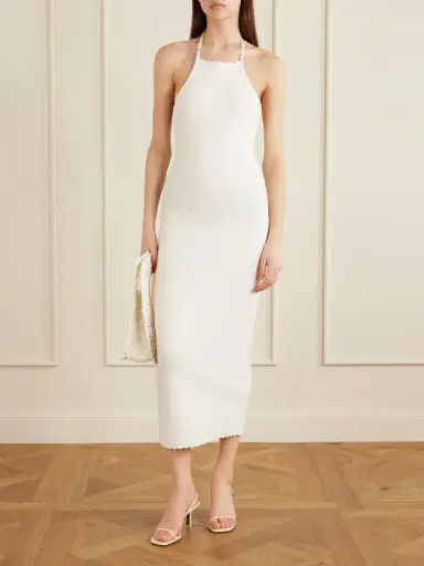 Jacquemus Tablier Midi Knit Dress | Thumbnail 2 Jacquemus Tablier Midi Knit Dress | Thumbnail 2