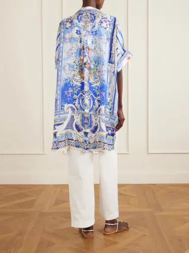 Camilla Oversized Printed Silk Shirt | Thumbnail 3 Camilla Oversized Printed Silk Shirt | Thumbnail 3