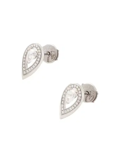Messika Firey 18-karat White Gold Diamond Earrings | Thumbnail 1 Messika Firey 18-karat White Gold Diamond Earrings | Thumbnail 1