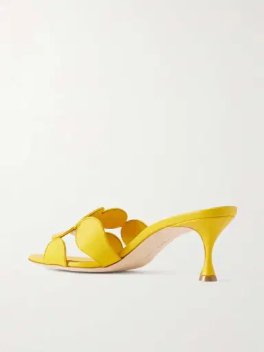 Manolo Blahnik Haribalmu 50 Leather Mules | Thumbnail 3 Manolo Blahnik Haribalmu 50 Leather Mules | Thumbnail 3
