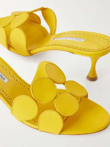 Manolo Blahnik Haribalmu 50 Leather Mules | Thumbnail 5 Manolo Blahnik Haribalmu 50 Leather Mules | Thumbnail 5