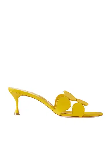 Manolo Blahnik Haribalmu 50 Leather Mules | Thumbnail 1 Manolo Blahnik Haribalmu 50 Leather Mules | Thumbnail 1