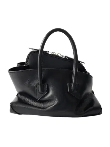 The Attico La Passeggiata Mini Asymmetric Leather Tote | Thumbnail 1 The Attico La Passeggiata Mini Asymmetric Leather Tote | Thumbnail 1