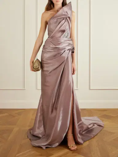 Maticevski Contentment Embroidered Taffeta Gown | Thumbnail 2 Maticevski Contentment Embroidered Taffeta Gown | Thumbnail 2