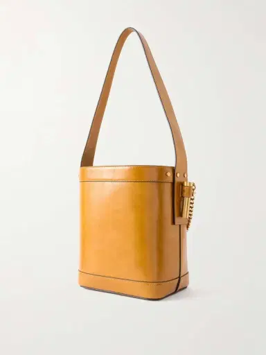Versace Pivot Small Leather Bucket Bag | Thumbnail 4 Versace Pivot Small Leather Bucket Bag | Thumbnail 4