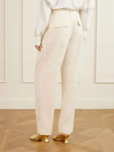 Dries Van Noten Pincks Wide-leg Cotton-poplin Pants | Thumbnail 4 Dries Van Noten Pincks Wide-leg Cotton-poplin Pants | Thumbnail 4