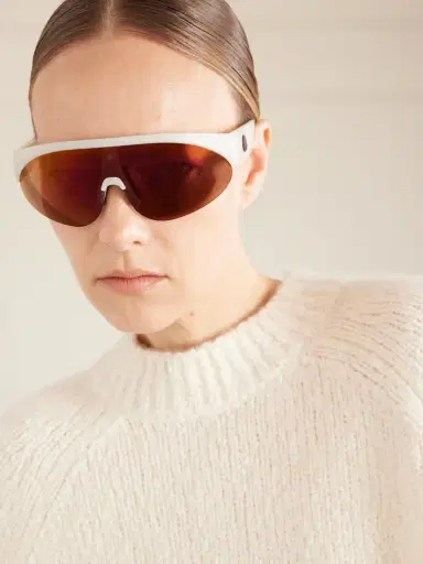 Moncler Round-frame Rubber Sunglasses | Thumbnail 2 Moncler Round-frame Rubber Sunglasses | Thumbnail 2